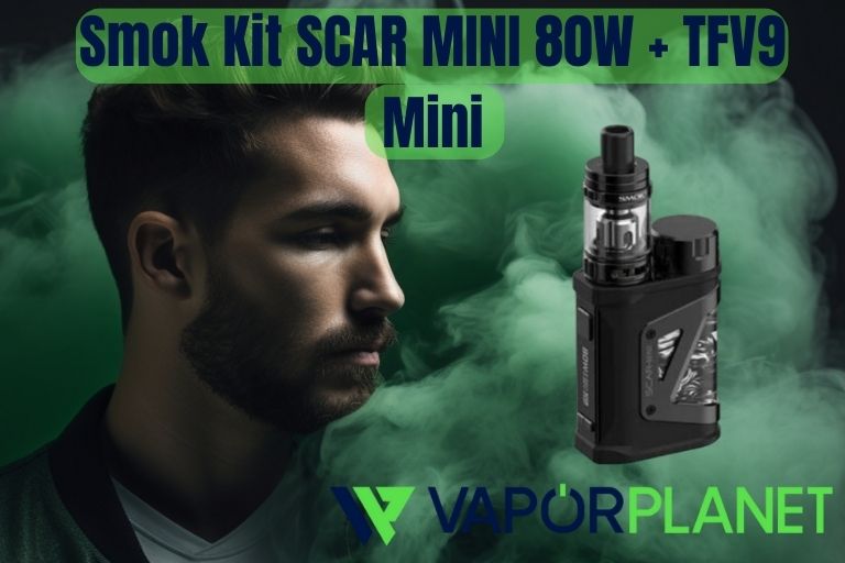 → Smok Kit SCAR MINI 80W + TFV9 Mini 2 ml – Smok eCigs kit