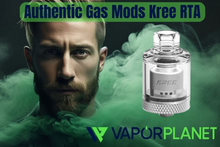 Authentic Gas Mods Kree RTA 22mm SILVER - Gas Mods