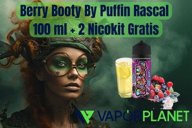 Berry Booty By Puffin Rascal 100 ml + 2 Nicokit Gratis