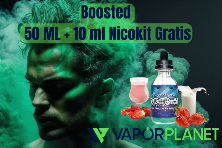 BOOSTED - Boosted - 50 ML + 10 ml Nicokit Gratis