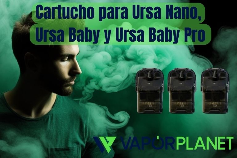 Cartucho para Ursa Nano, Ursa Baby y Ursa Baby Pro (3pcs) - Lost Vape