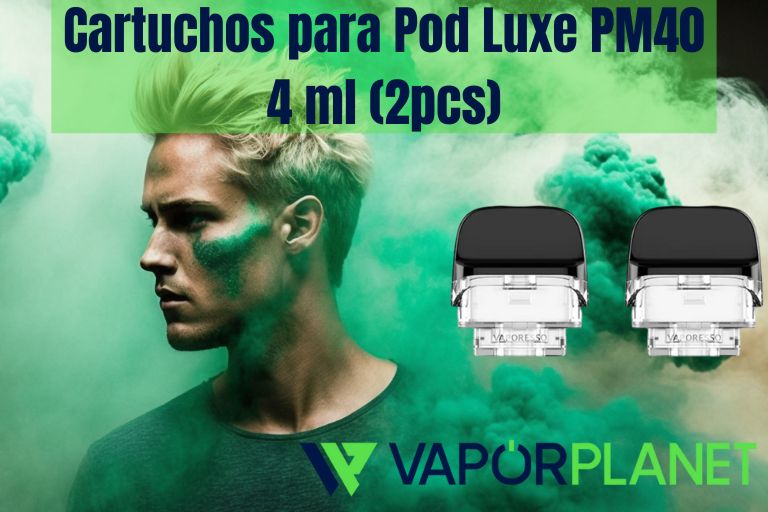 Cartuchos para Pod Luxe PM40 4 ml (2pcs) - Vaporesso Pod
