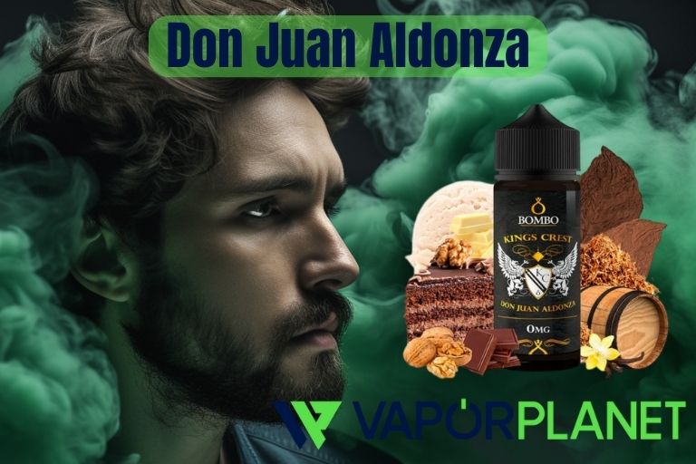 Don Juan Aldonza - Kings Crest & Bombo 100 ml + Nicokit Gratis