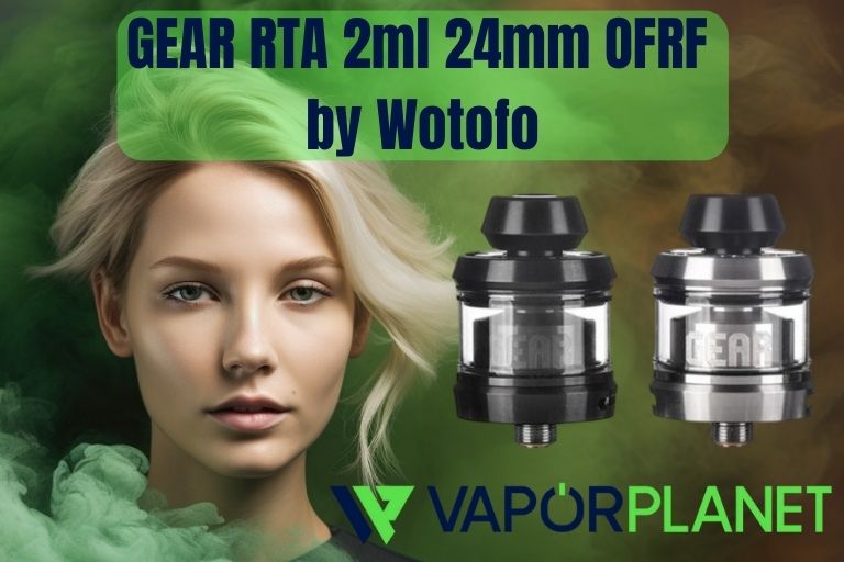 GEAR RTA 2ml 24mm OFRF by Wotofo - OFRF by Wotofo GEAR