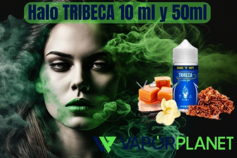 Halo TRIBECA 10 ml y 50ml + Nicokit Gratis - Líquidos HALO Baratos