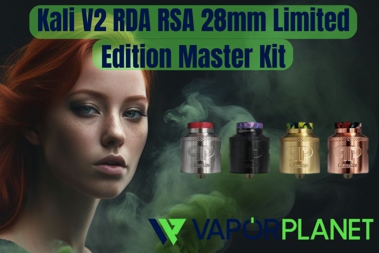 Kit mestre de edição limitada Kali V2 RDA RSA 28 mm - Design QP