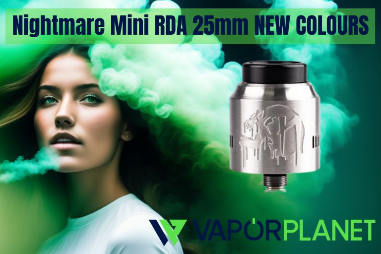 Nightmare Mini RDA 25mm NEW COLOURS - Suicide Mods By Vaperz Cloud
