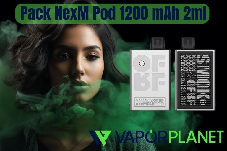Pack NexM Pod 1200 mAh 2ml - Smoktech x OFRF (SILVER)