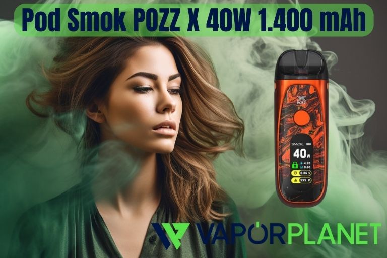 Smok POZZ X 40W 1.400 mAh Pod - POD para sais de nicotina