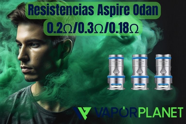 Resistencias Aspire Odan 0.2Ω/0.3Ω/0.18Ω