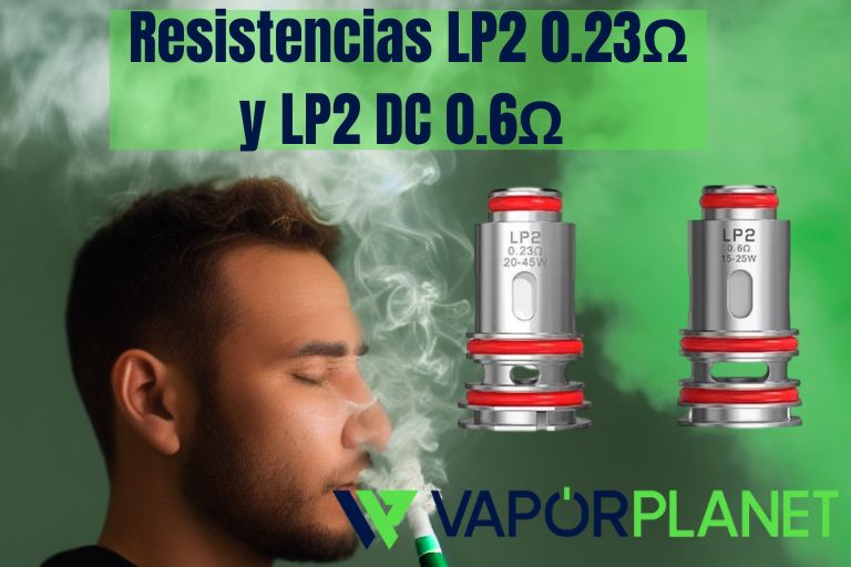 Resistencias LP2 0.23Ω y LP2 DC 0.6Ω - Smok