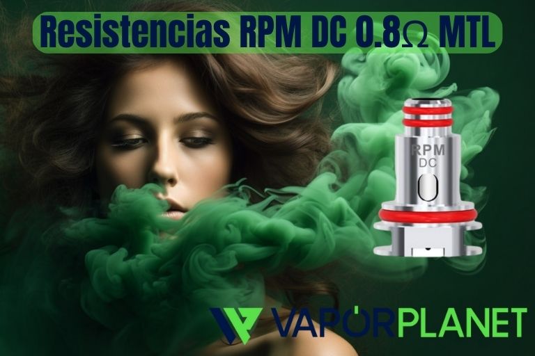 Resistencias RPM DC 0.8Ω MTL - Smok
