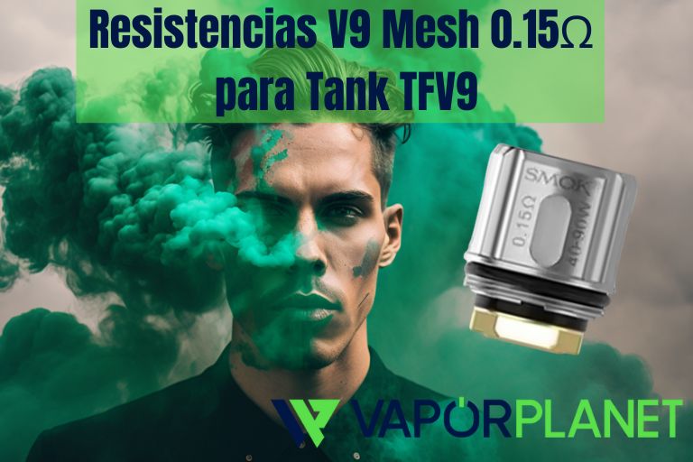 Resistencias V9 Mesh 0.15Ω para Tank TFV9 – Smoktech