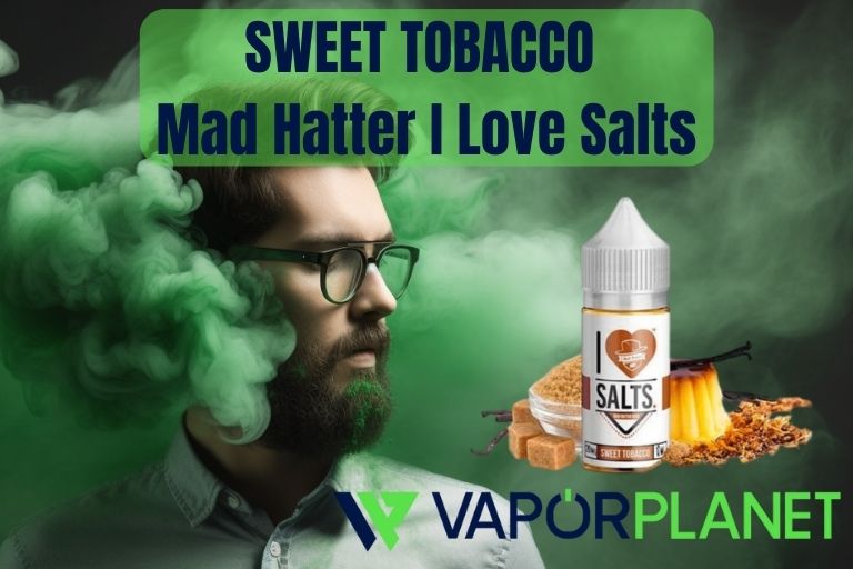 Sweet TOBACCO Mad Hatter I Love Sais 10 ml - 20 mg - Líquido com SAIS DE NICOTINA