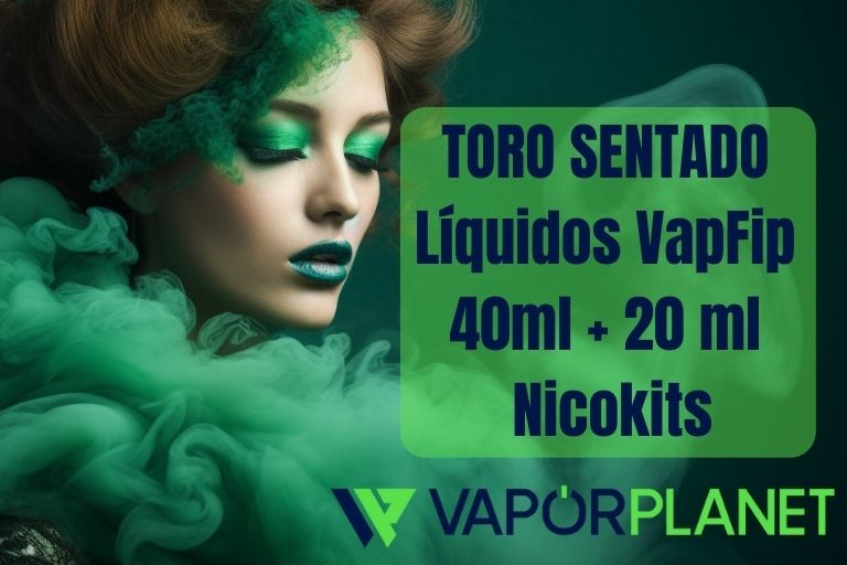 TORO SENTADO Líquidos VapFip 40ml + 20 ml Nicokits - VapFip Aromas &  eLiquids