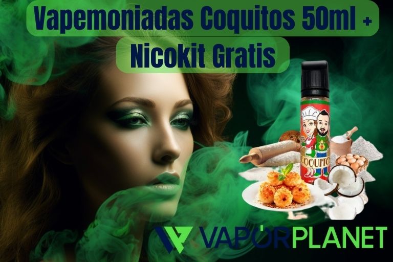 Vapemoniadas Coquitos 50ml + Free Nicokit - Líquido para Vaping