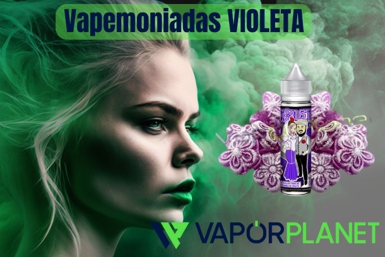Vapemoniadas VIOLETA 50ml + Nicokit Gratis - Liquido para Vapear VIOLETA
